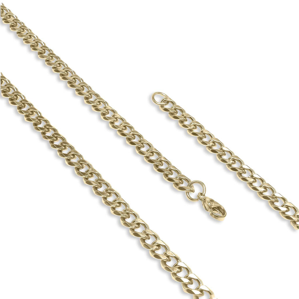 Takı Pusulası Sarı Çelik Erkek Kolye 1.6mm 4174CEK008