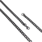 Takı Pusulası Çelik Erkek Siyah Kolye 1.6mm 4174CEK009