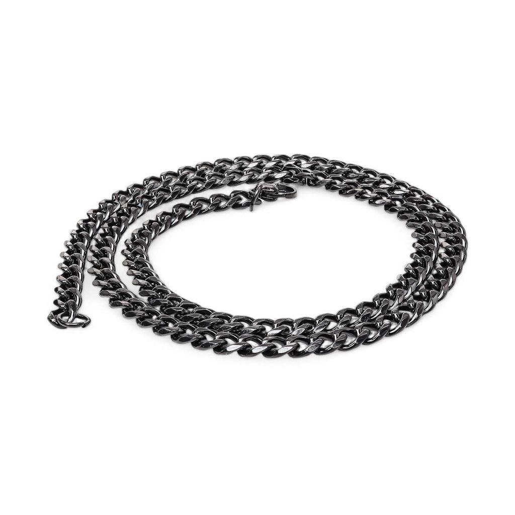 Takı Pusulası Çelik Erkek Siyah Kolye 1.6mm 4174CEK009