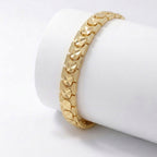Takı Pusulası Facetta 24K Gold Kaplama 8 mm Kadın Bileklik 4174KBV5D6