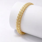 Takı Pusulası Infinity 24K Gold Kaplama 8 mm Kadın Bileklik 4174KBV5D8