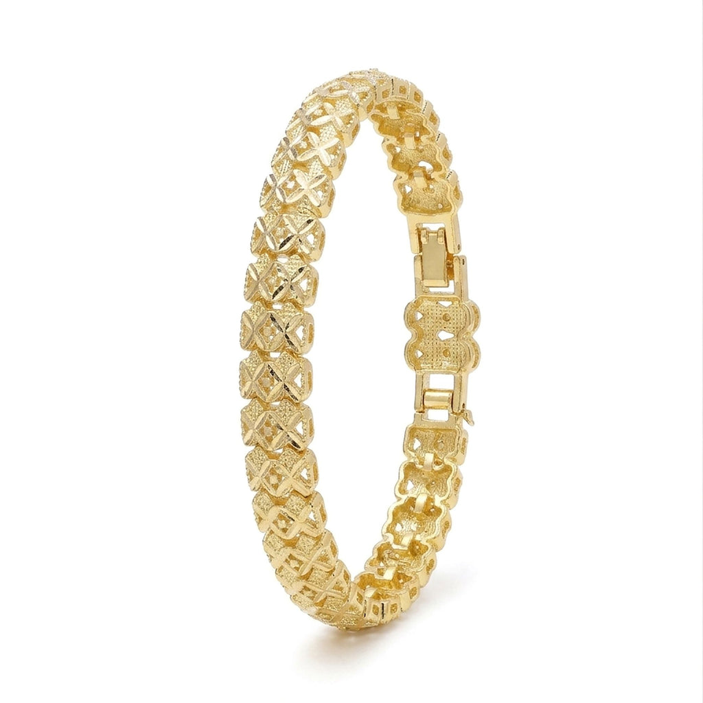 Takı Pusulası Infinity 24K Gold Kaplama 8 mm Kadın Bileklik 4174KBV5D8