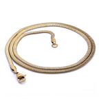 Takı Pusulası Sarı İtalyan Çelik Kolye 1,5mm X 3mm 4174CEK051