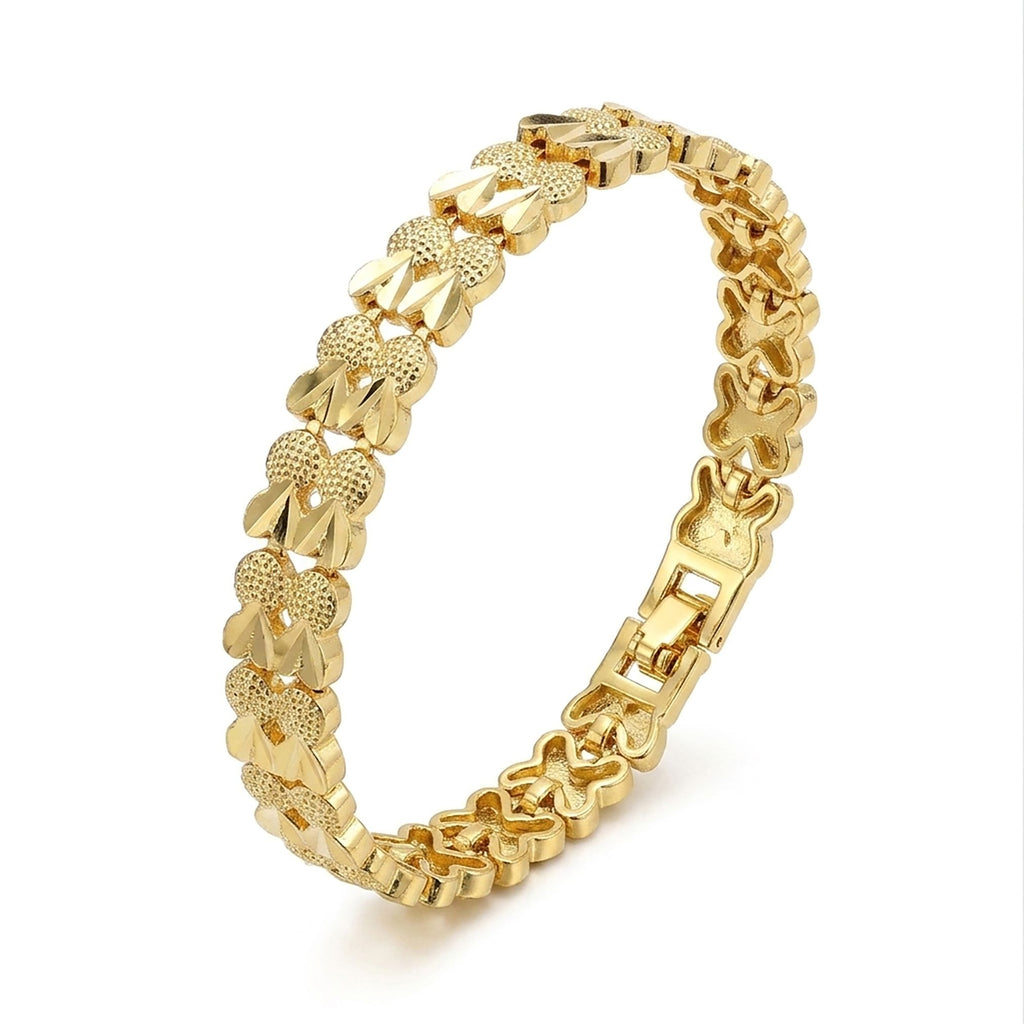 Takı Pusulası Lovelle 24K Gold Kaplama 8 mm Kadın Bileklik 4174KBV5D11
