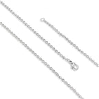 Takı Pusulası Minik Boy Beyaz Çelik Kolye 0.5mm 4174CEK003