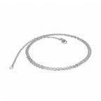Takı Pusulası Minik Boy Beyaz Çelik Kolye 0.5mm 4174CEK003