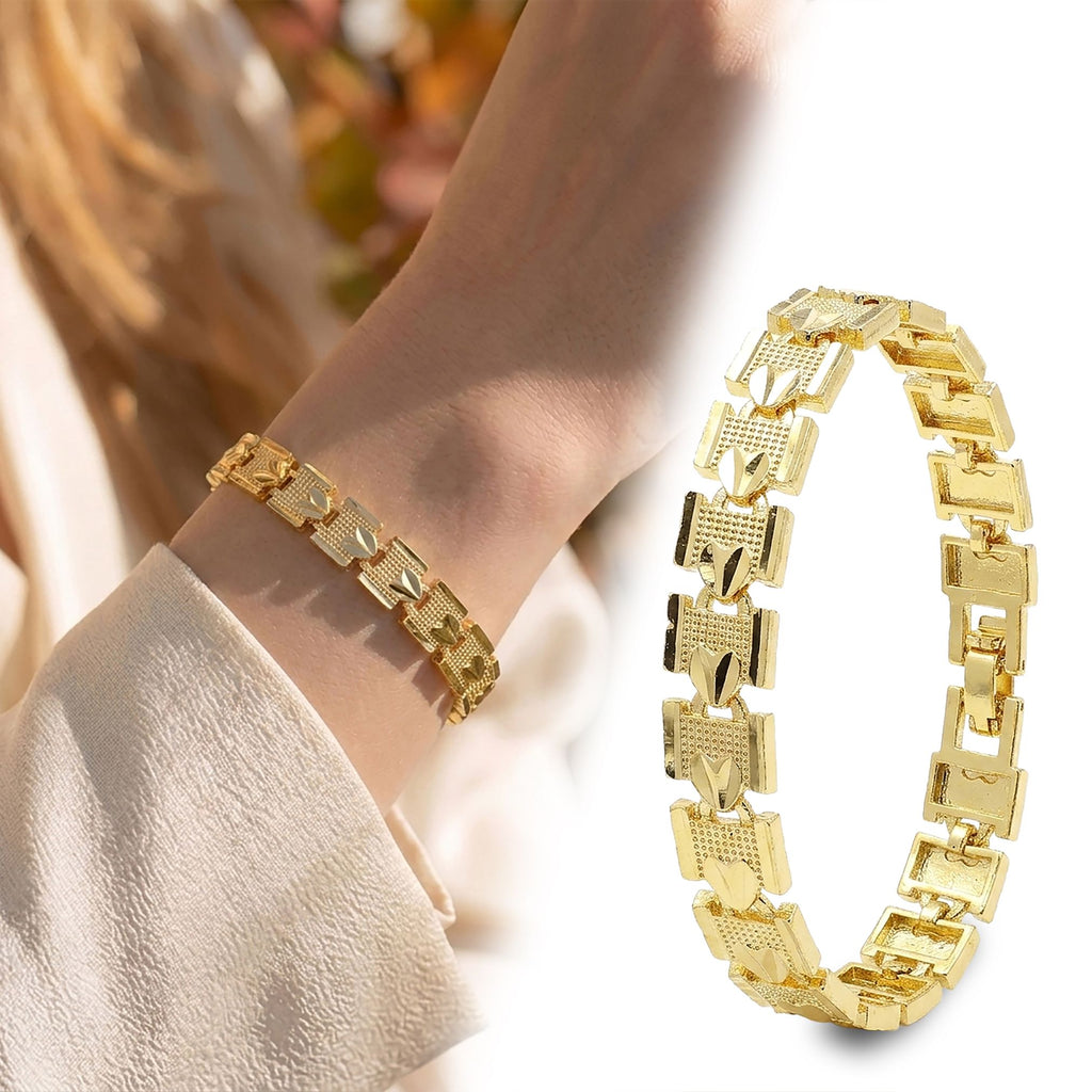 Takı Pusulası Regalia 24K Gold Kaplama 8 mm Kadın Bileklik 4174KBV5D12