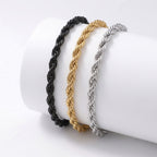 Takı Pusulası Rope Halat Çelik Zincir Bileklik 6mm 4174CZB2D8
