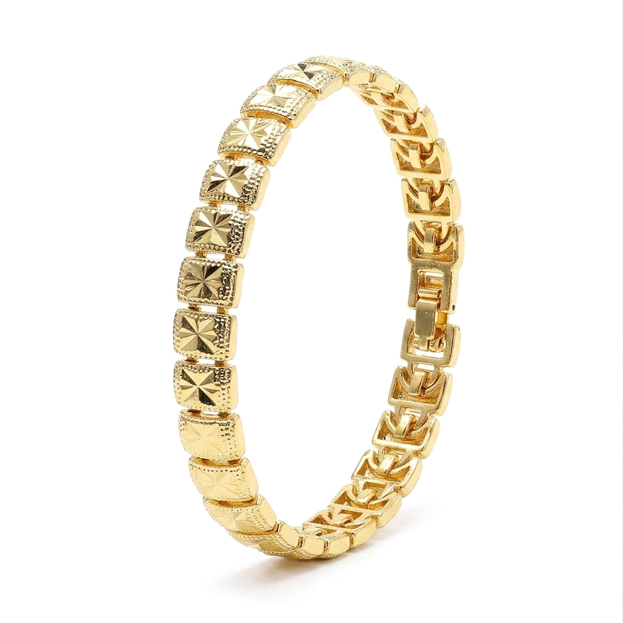 Takı Pusulası Stella 24K Gold Kaplama 8 mm Kadın Bileklik 4174KBV5D1