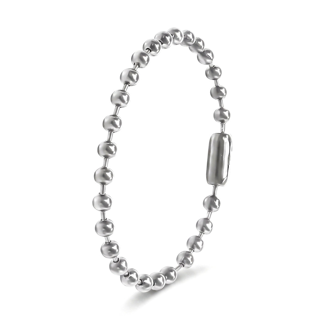 Takı Pusulası Top Çelik Zincir Bileklik 6mm 4174CZB2D15